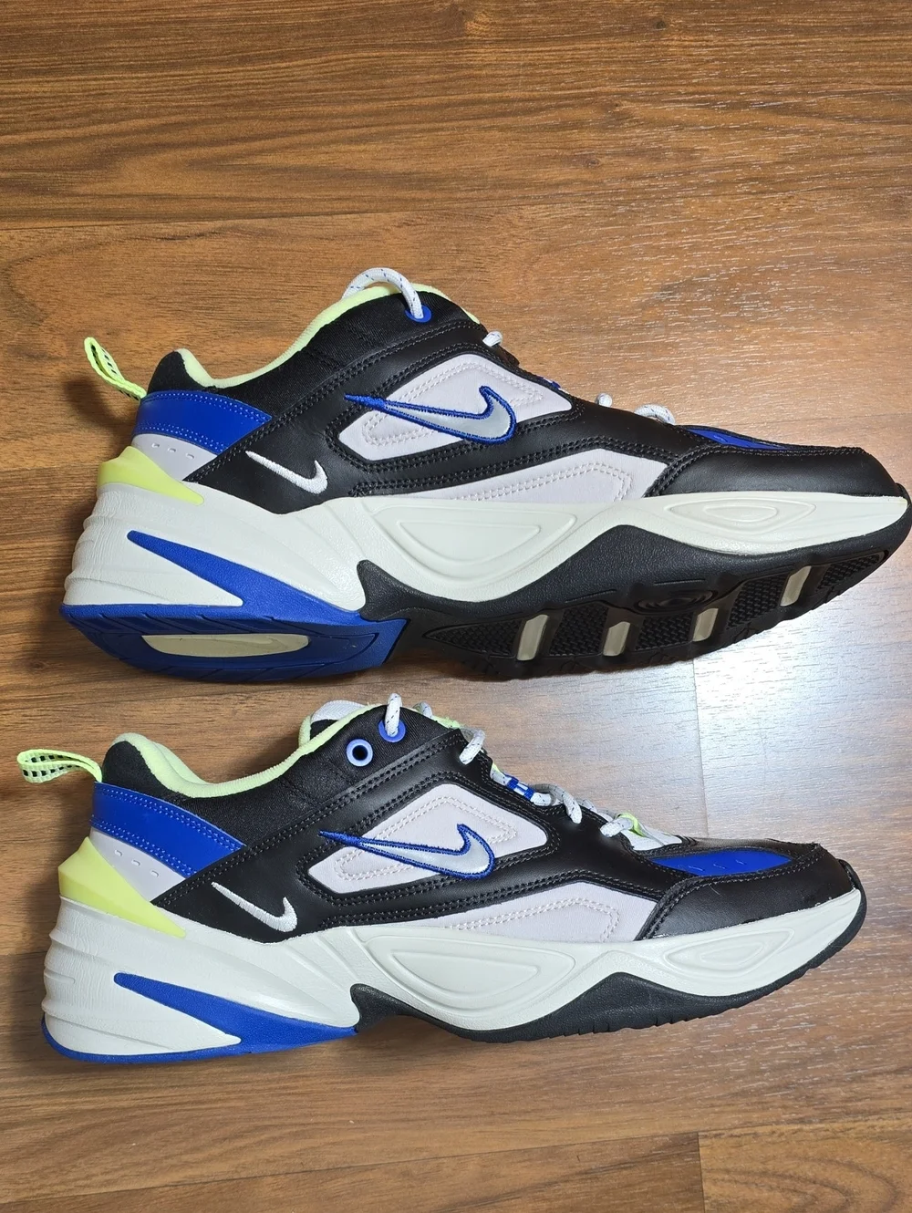 Nike M2K Tekno 'Black Royal Volt' (Style CI2969-002) Athletic Sneakers